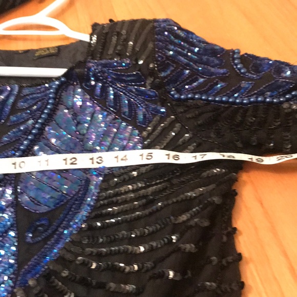 Vintage Pure Silk Beaded 2 Piece - Picture 8 of 8